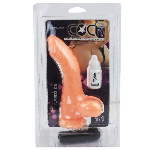 Baile «Cock New Look» интимный вибратор из термопластичный резины на присоске, BW-008070Z