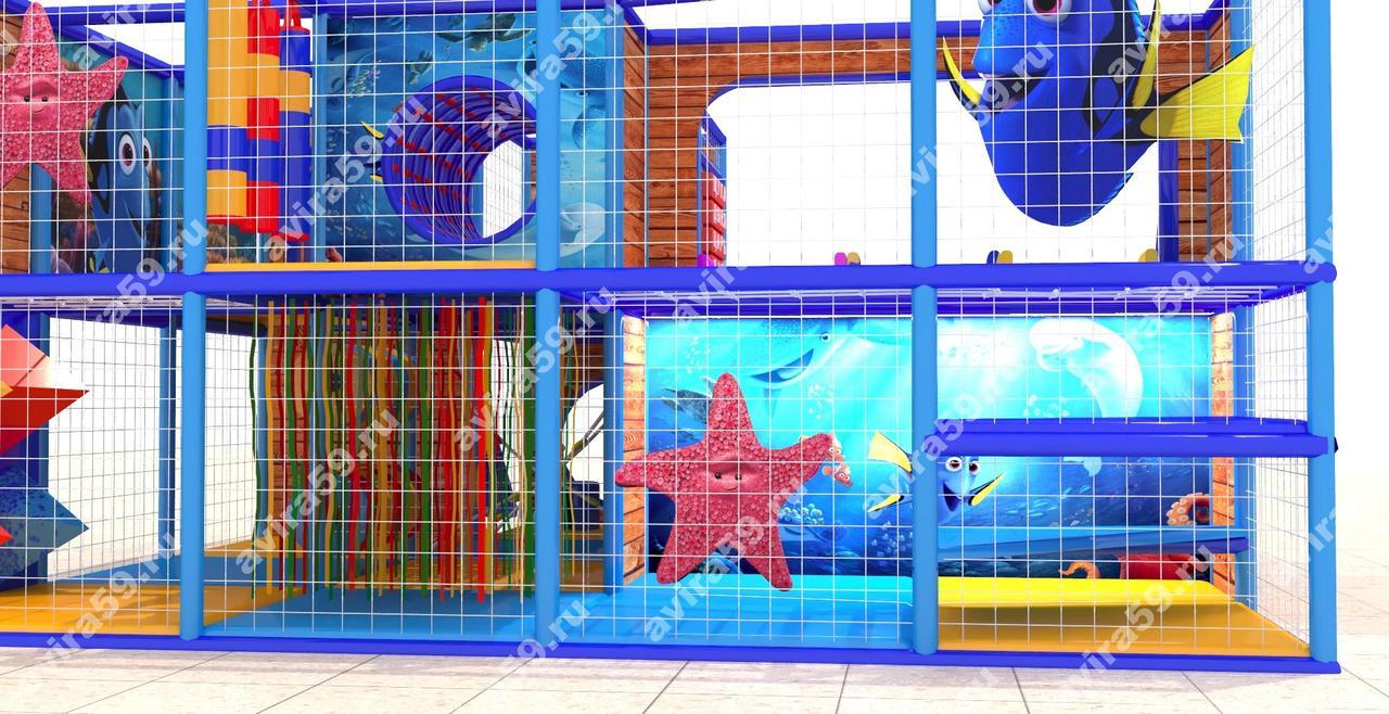 Детский игровой лабиринт «Рыбка Дори»
