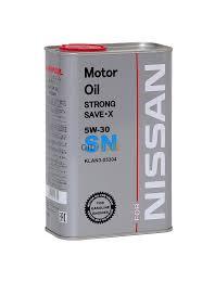 Моторное масло CHEMPIOIL SN for NISSAN Strong SAVE-X 5W30 1 литр - фото 1 - id-p45280617