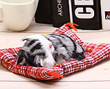 Игрушка спящий котенок, фото 3