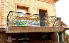 Кованые балконные ограждения и перила в Алматы