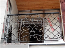 Кованые балконные ограждения и перила в Алматы - фото 2 - id-p2928789