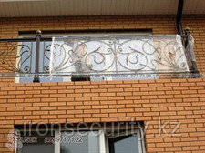 Кованые балконные ограждения и перила в Алматы - фото 4 - id-p2928789