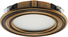 Светильник LED 1136 12V/3.4W, 3000 K, цвет антикварная бронза