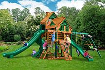 Комплекс Playnation «Горец 2» с высокими башнями и тремя горками