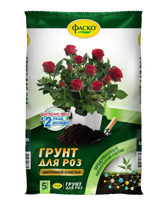 Грунт Цветочное Счастье для роз, 5л | Фаско® Москва - фото 1 - id-p45324706