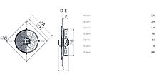 Промышленные вентиляторы низкого давления A-E 454 T, фото 3