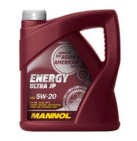 Моторное масло MANNOL Energy Ultra JP 5W20 4 литра