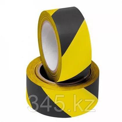 Разметочная клейкая лента, ЗУБР Профессионал 12249-50-25, цвет черно-желтый, 50мм х 25м, фото 2