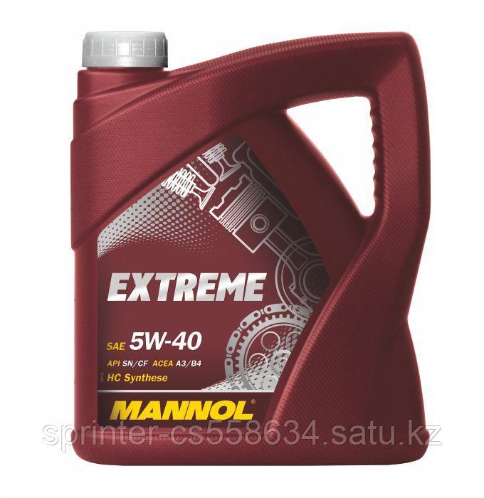 Моторное масло MANNOL Extreme 5W40 4 литра