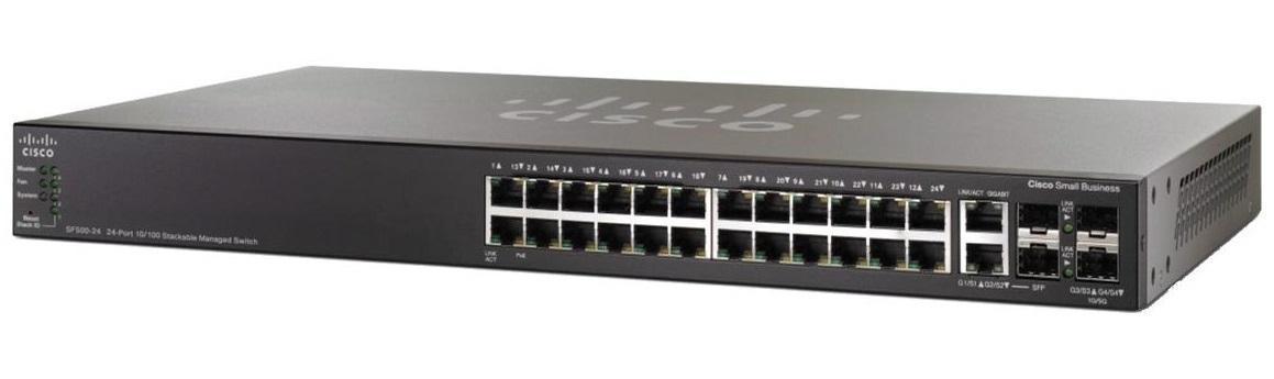 Коммутатор Cisco SF500-24MP