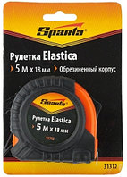Рулетка Elastica 5 м х 18 мм пластиковый корпус Sparta 31312 (002)