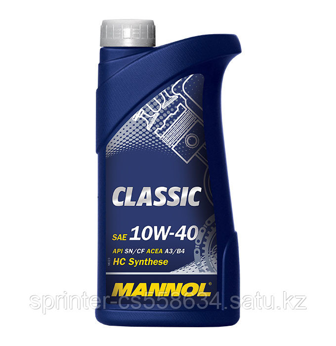 Моторное масло MANNOL Classic 10W40 1 литр