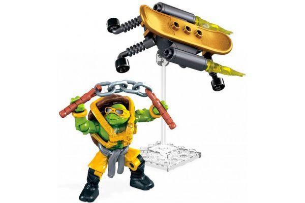 КОНСТРУКТОР MEGA BLOKS СУПЕР ТРЮКИ ЧЕРЕПАШЕК-НИНДЗЯ MIKEY