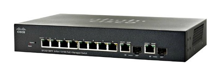 Коммутатор Cisco SF302-08PP-K9-EU