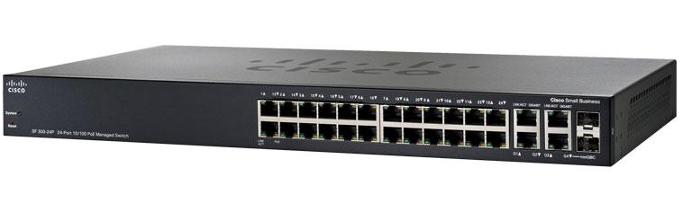 Коммутатор Cisco SF300-24PP-K9-EU