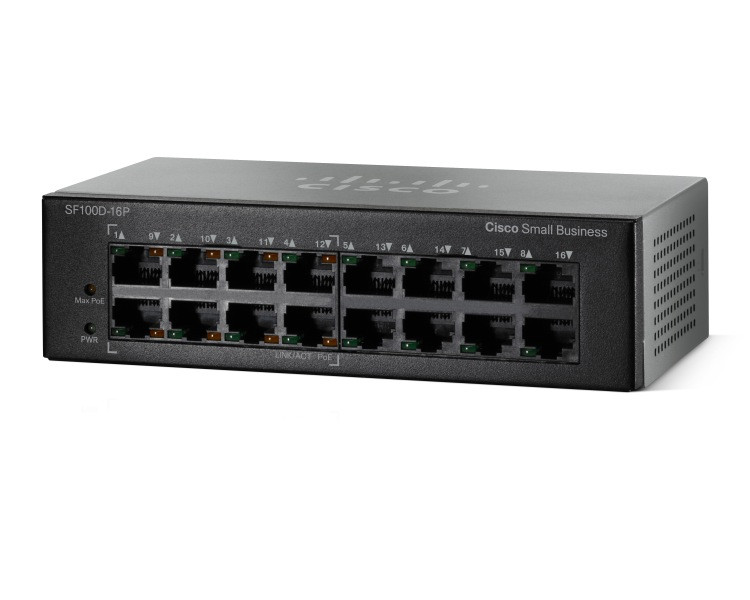 Коммутатор Cisco SF110D-16-EU