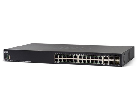 Коммутатор Cisco SG350X-24P