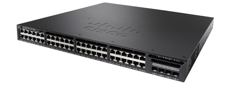 Коммутатор Cisco Catalyst 3650 48 Port Data 4x1G Uplink IP Base - фото 1 - id-p44717651