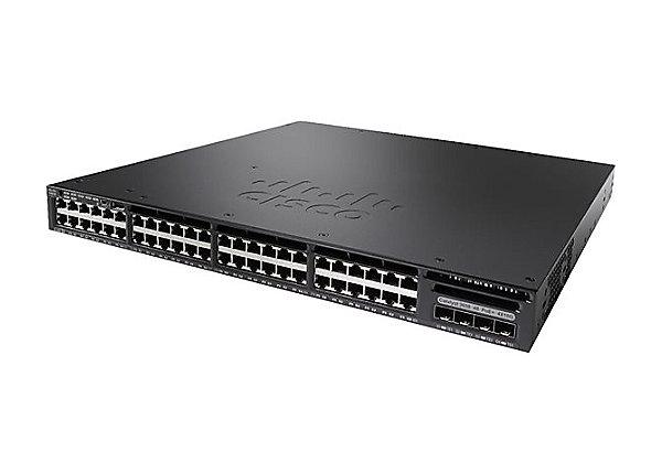 Коммутатор Cisco Catalyst 3650 48 Port PoE 4x1G Uplink IP Base