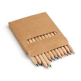Коробка с 12 цветными карандашами, COLOURED