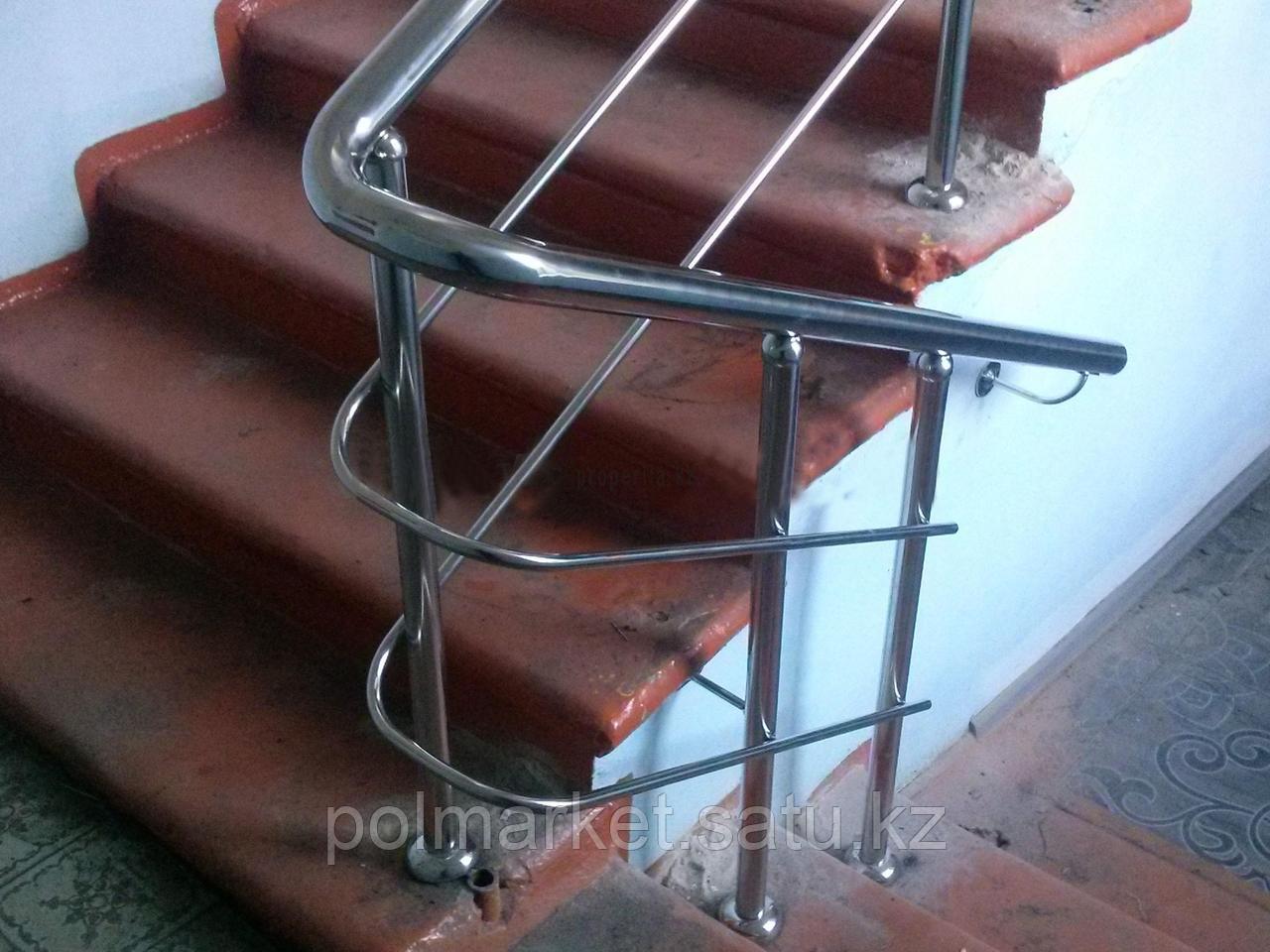 Перила для лестниц (2 ригеля) тип 3 - фото 4 - id-p45358800
