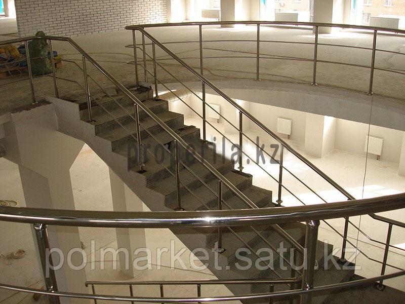 Перила для лестниц (2 ригеля) тип 3 - фото 6 - id-p45358800