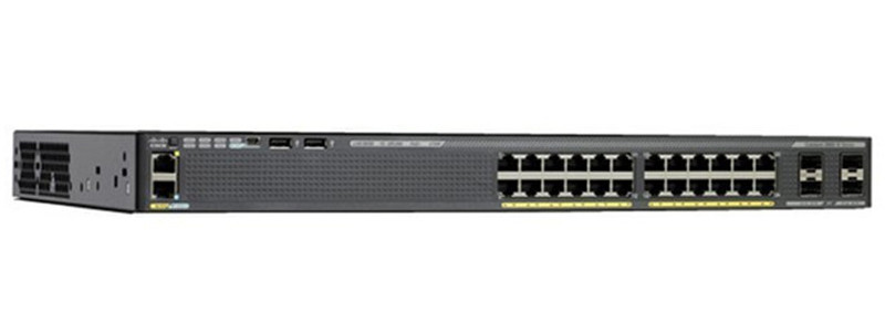 Коммутатор Catalyst 2960-X 24 GigE PoE 370W, 2 x 10G SFP+, LAN Base