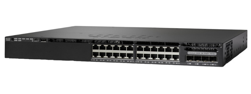 Коммутатор Cisco Catalyst 3650 24 Port PoE 4x1G Uplink IP Services - фото 1 - id-p44717827