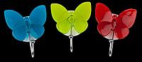Крючок присоска бабочка зеленый Аквалиния (94-001)