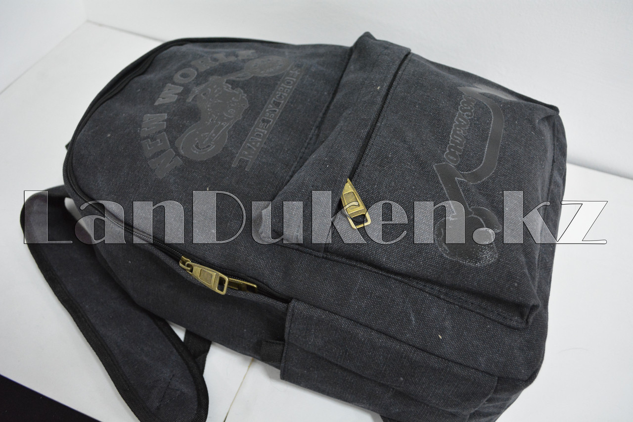 Рюкзак ранец спортивный (черного цвета) - фото 10 - id-p45347748