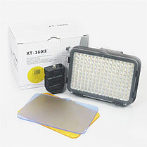 XT-160 II Накамерный LED прожектор фонарь+аккумулятор+зарядное устройство, фото 3