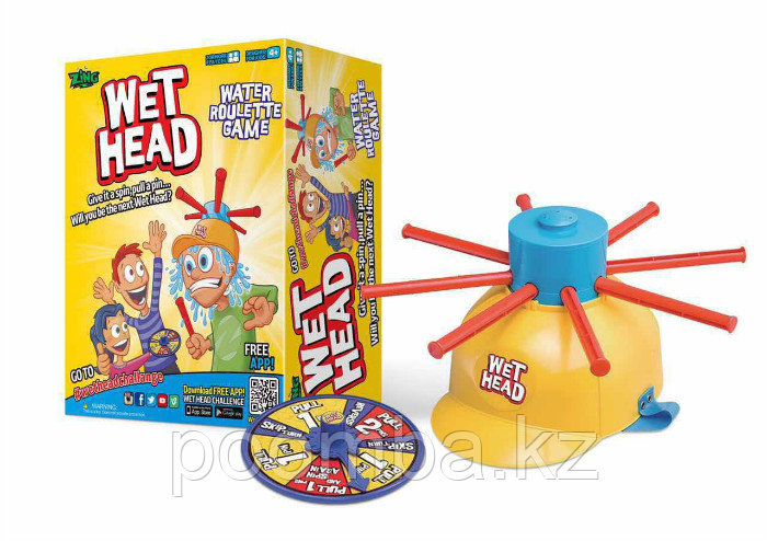 Игра"Мокрая голова"Wet Head(водная рулетка)