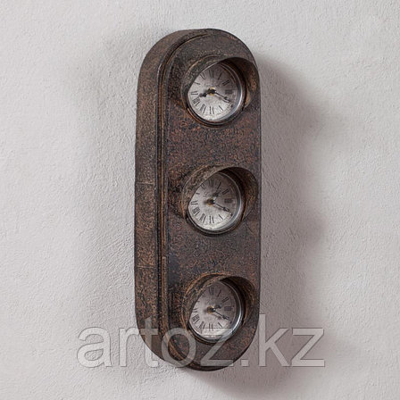 Металические настенные часы Светофор Metal Clock Traffic Lights, фото 2