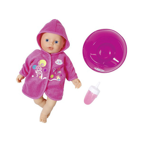 Zapf Creation Baby born 823-460 Бэби Борн Кукла быстросохнущая с горшком и бутылочкой, 32 см