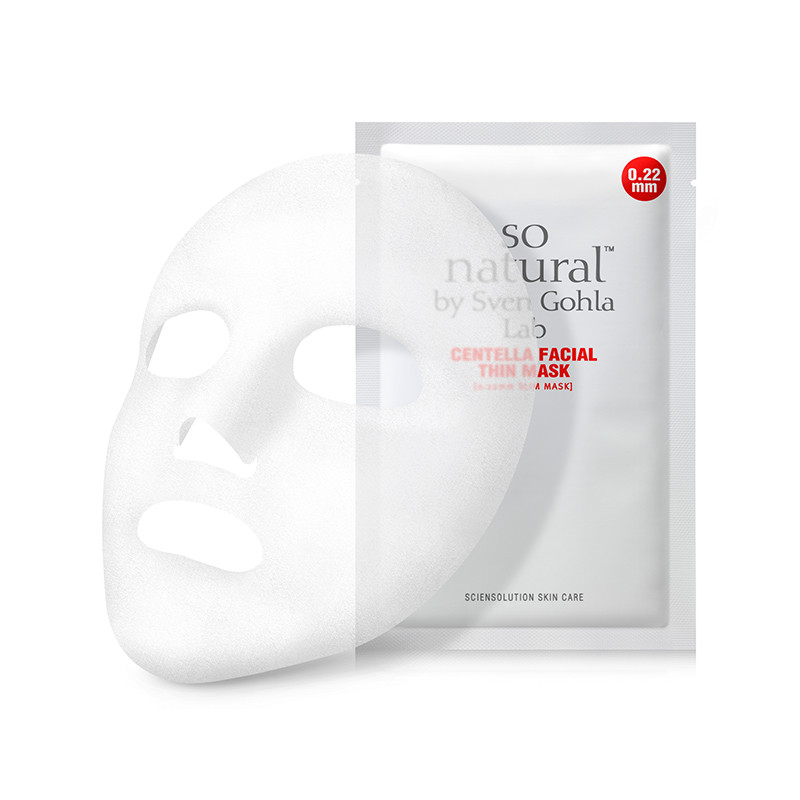 Успокаивающая маска для лица с экстрактом центеллы So Natural Calming Centella Facial Thin Mask, 1 шт