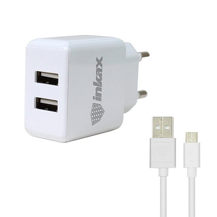 Зарядное устройство INKAX CD-01 Micro USB 2.1A, фото 2