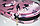 Органайзер для нижнего белья (бюстгальтера) розовый с черными бабочками, фото 3