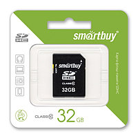 Карта памяти microSD 32 Gb, Smartbuy, Class 10