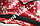 Органайзер для нижнего белья (бюстгальтера) красный в цветочек, фото 4
