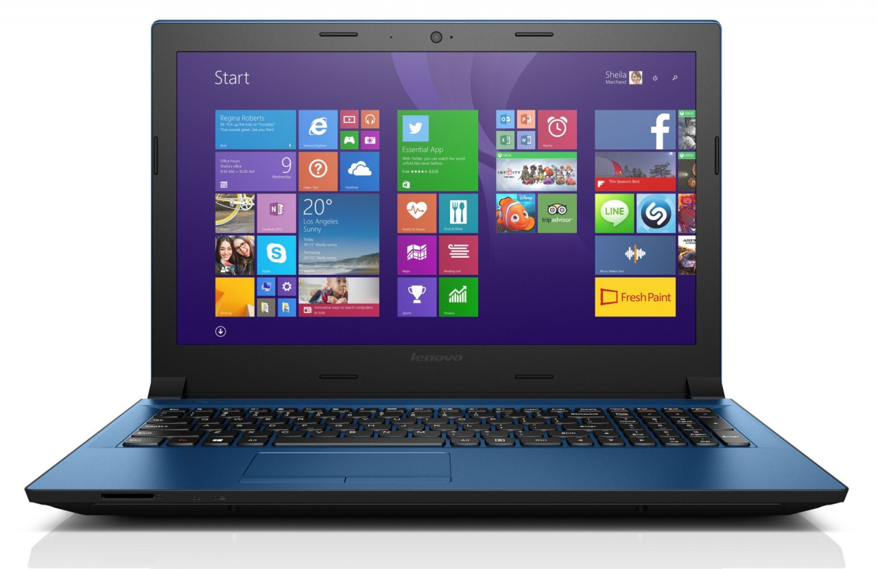 Ноутбук Lenovo Notebook IP110S 11,6''HD/Touch/Celeron N3060/2GB/32GB/Win10/Blue / - фото 1 - id-p44781992
