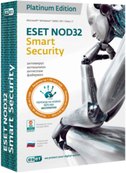 ESET NOD32 Smart Security Platinum Edition(BOX) База 3ПК/2года