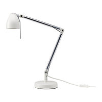 Лампа рабочая ТРОЛЬ белый ИКЕА IKEA , фото 1