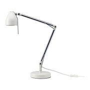 Лампа рабочая ТРОЛЬ белый ИКЕА IKEA 