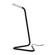 Лампа рабочая светодиодная ХОРТЕ черный ИКЕА, IKEA 