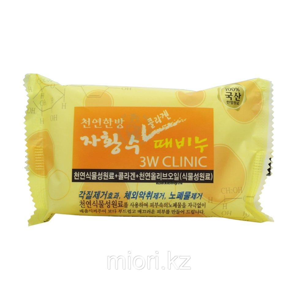 Мыло с коллагеном АНТИВОЗРАСТНОЕ Collagen Dirt Soap 3W CLINIC - фото 1 - id-p45423869