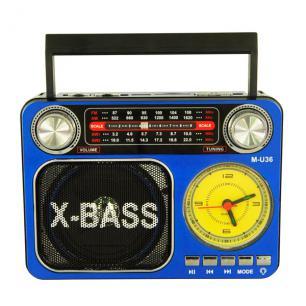 Радиоприемник Meier M-U36 c MP3, фонариком и часами
