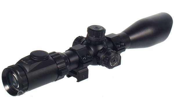 Прицел LEAPERS Accushot Precision Target 3-12X44 Mil-dot, подсв.36цв, сетка-нить, кольца