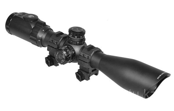 Прицел LEAPERS Accushot Tactical 1.5-6x44 Mil-dot, 30 мм, подсв.36цв, сетка-нить,кольца