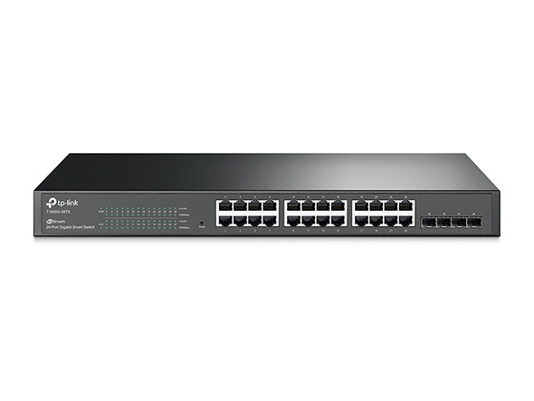 TP-Link T1600G-28TS JetStream 24-портовый гигабитный Smart коммутатор с 4 SFP-слотами